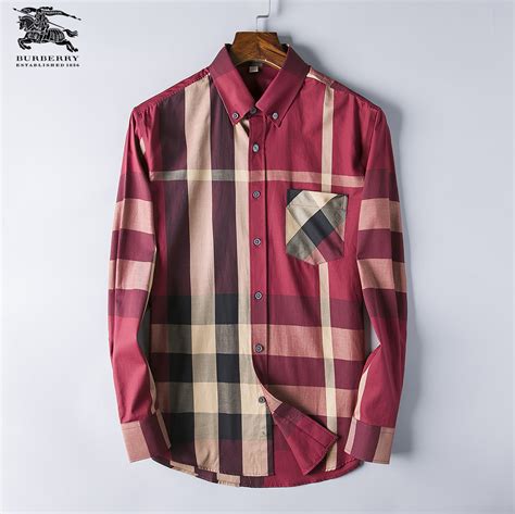 men cheap burberry shirt|cheap burberry long sleeve shirt.